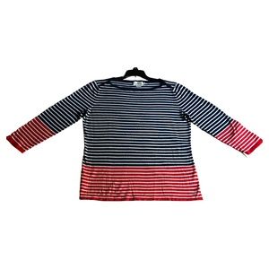 Vineyard Vines Women's Multi Stripe BoatNeck Tee